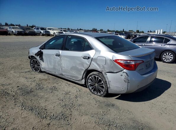 5YFBURHE2GP533016 2016 TOYOTA COROLLA Silver Trasero izquierdo