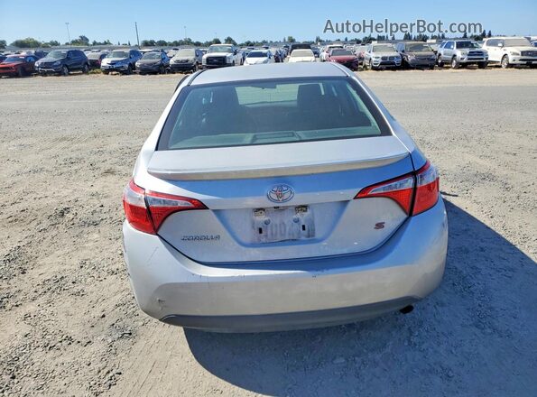 5YFBURHE2GP533016 2016 TOYOTA COROLLA Silver Vista trasera