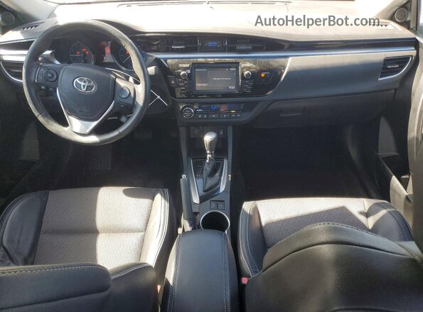 5YFBURHE2GP533016 2016 TOYOTA COROLLA Silver Vista del salpicadero