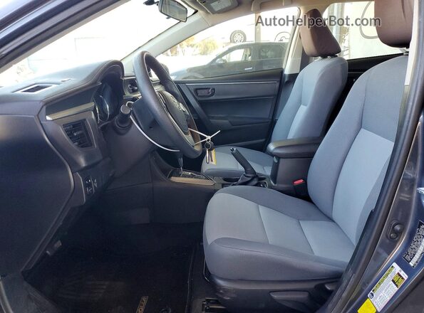 5YFBURHE2GP538992 2016 TOYOTA COROLLA Gray Vista interior delantera