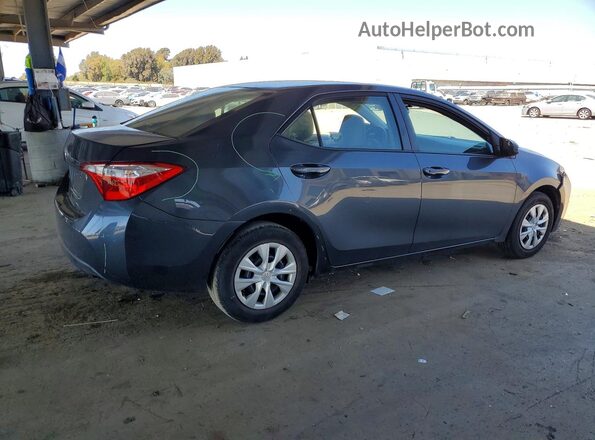 5YFBURHE2GP538992 2016 TOYOTA COROLLA Gray Trasero derecho
