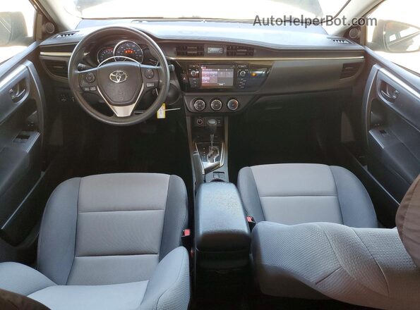 5YFBURHE2GP538992 2016 TOYOTA COROLLA Gray Vista del salpicadero