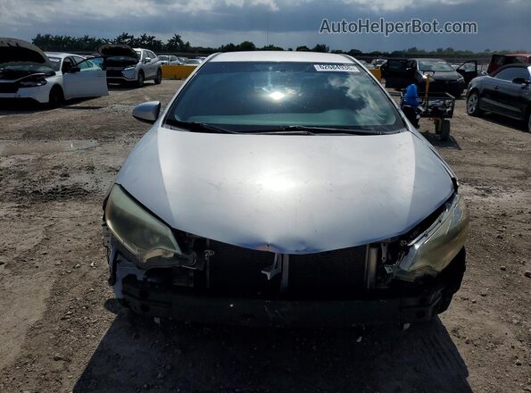 5YFBURHE2GP540709 2016 TOYOTA COROLLA Silver Դիմացի տեսք