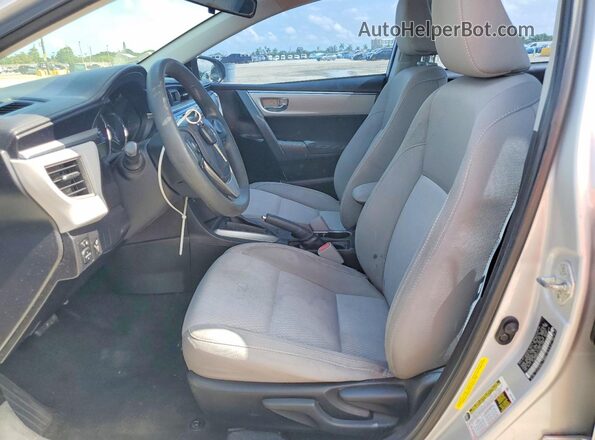 5YFBURHE2GP540709 2016 TOYOTA COROLLA Silver Սալոնի դիմացի տեսք
