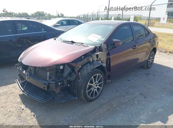 5YFBURHE2HP634820 2017 TOYOTA COROLLA Purple Առջևի ձախ երեք քառորդ տեսարան