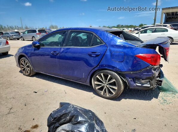 5YFBURHE2HP665243 2017 TOYOTA COROLLA Синий Задняя левая четверть