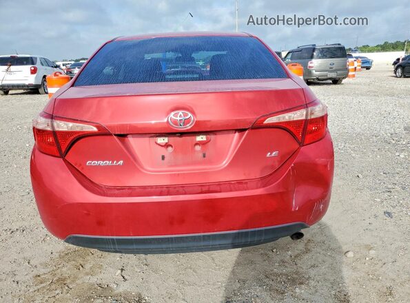 5YFBURHE2HP692541 2017 TOYOTA COROLLA Red Вид ззаду