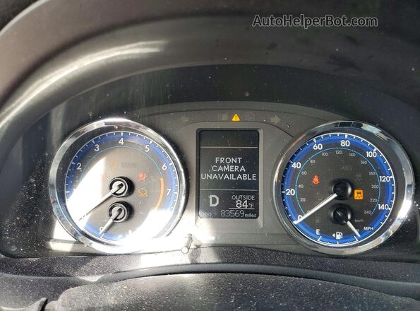 5YFBURHE2HP692541 2017 TOYOTA COROLLA Red Вид щитка приладів
