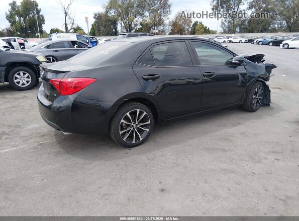 5YFBURHE2JP827023 2018 TOYOTA COROLLA Black Tył prawy