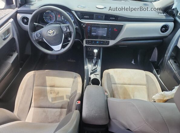 5YFBURHE2KP866292 2019 TOYOTA COROLLA White წინა პანელის ხედი
