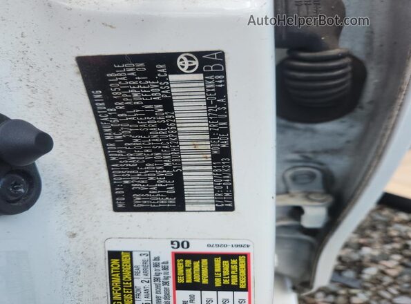 5YFBURHE2KP866292 2019 TOYOTA COROLLA White ძრავის განყოფილების ხედი
