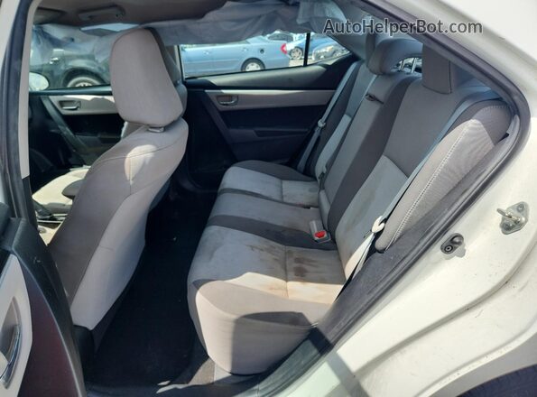 5YFBURHE2KP866292 2019 TOYOTA COROLLA White უკანა სავარძლების ხედი