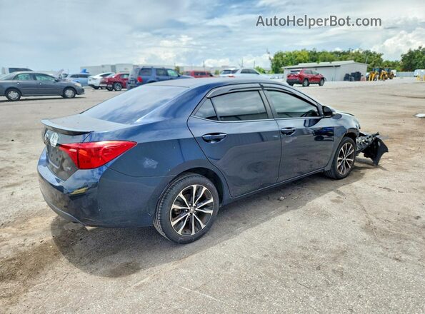 5YFBURHE2KP879995 2019 TOYOTA COROLLA Синий Задняя правая четверть