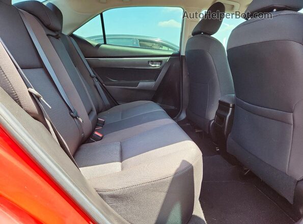 5YFBURHE2KP891452 2019 TOYOTA COROLLA Красный Вид задних сидений