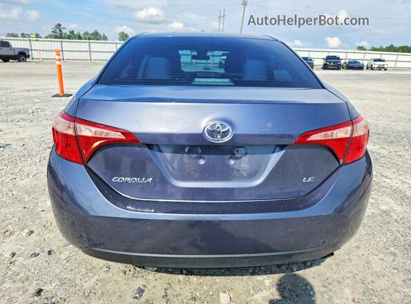 5YFBURHE2KP912459 2019 TOYOTA COROLLA Синий Вид сзади