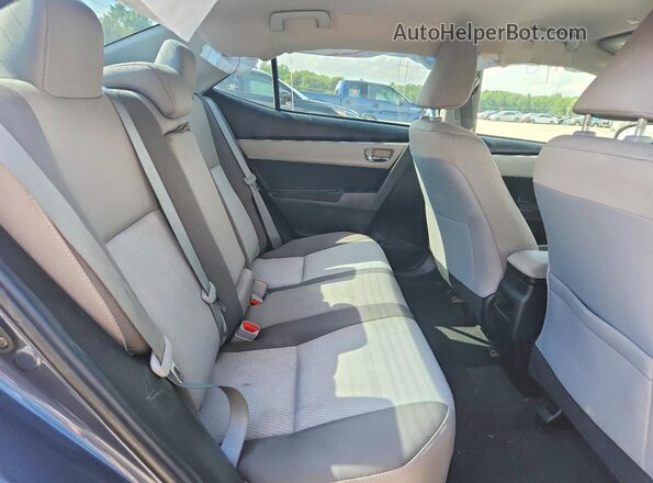 5YFBURHE2KP912459 2019 TOYOTA COROLLA Синий Вид задних сидений