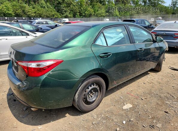 5YFBURHE3GP379710 2016 TOYOTA COROLLA Green Tył prawy