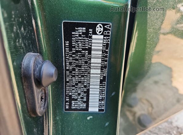 5YFBURHE3GP379710 2016 TOYOTA COROLLA Green Widok komory silnika