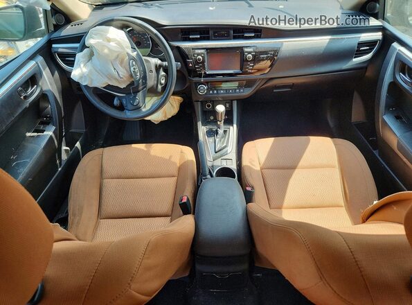 5YFBURHE3GP379710 2016 TOYOTA COROLLA Green Widok deski rozdzielczej