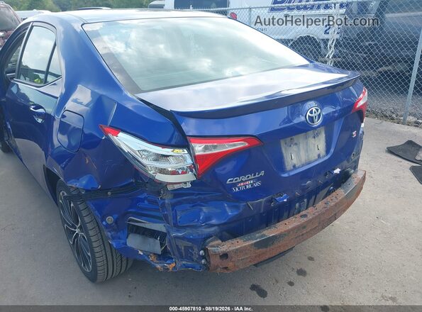 5YFBURHE3GP405223 2016 TOYOTA COROLLA Blue Widok z przodu