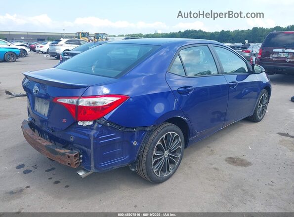 5YFBURHE3GP405223 2016 TOYOTA COROLLA Blue Tył prawy