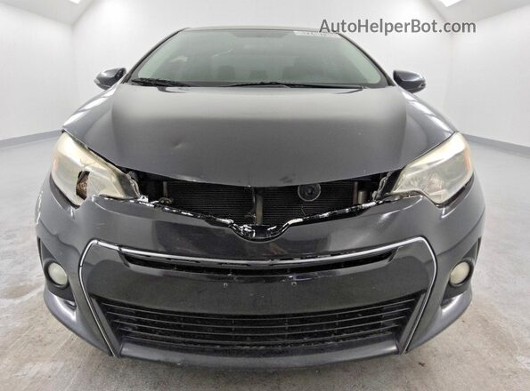 5YFBURHE3GP437573 2016 TOYOTA COROLLA Черный Вид спереди