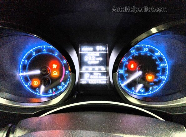 5YFBURHE3GP437573 2016 TOYOTA COROLLA Черный Вид щитка приборов