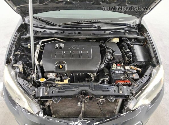 5YFBURHE3GP437573 2016 TOYOTA COROLLA Черный Вид задней части салона