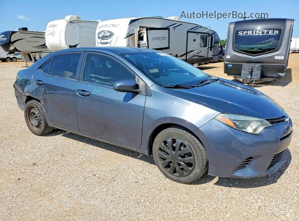 5YFBURHE3GP442207 2016 TOYOTA COROLLA Gray წინა მარჯვენა