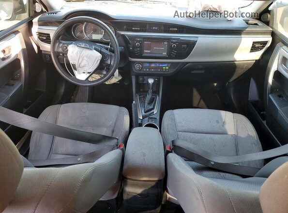 5YFBURHE3GP461176 2016 TOYOTA COROLLA White წინა პანელის ხედი