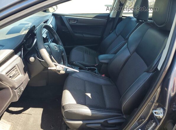 5YFBURHE3GP473389 2016 TOYOTA COROLLA Charcoal Front interior view