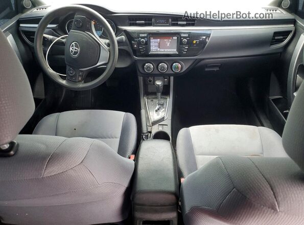 5YFBURHE3GP517133 2016 TOYOTA COROLLA Charcoal Dashboard view