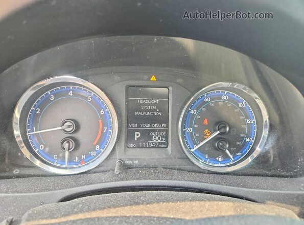 5YFBURHE3HP613295 2017 TOYOTA COROLLA Black Սարքավորումների վահանակի տեսք