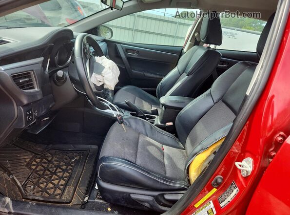5YFBURHE4GP376427 2016 TOYOTA COROLLA Красный Вид салона спереди