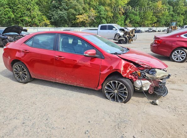 5YFBURHE4GP376427 2016 TOYOTA COROLLA Красный Передняя правая четверть