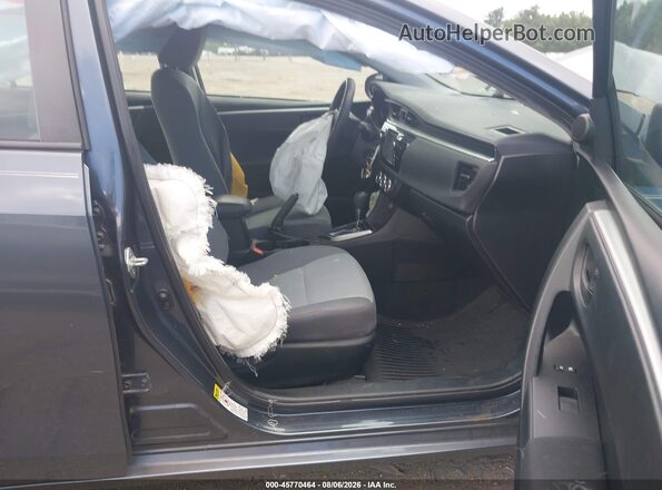 5YFBURHE4GP384933 2016 TOYOTA COROLLA Gray Սալոնի դիմացի տեսք