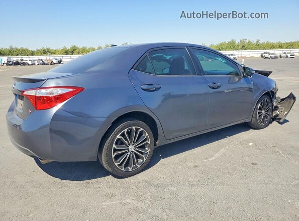 5YFBURHE4GP404923 2016 TOYOTA COROLLA Gray უკანა მარჯვენა
