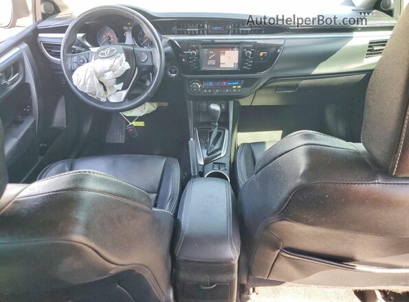 5YFBURHE4GP404923 2016 TOYOTA COROLLA Gray წინა პანელის ხედი