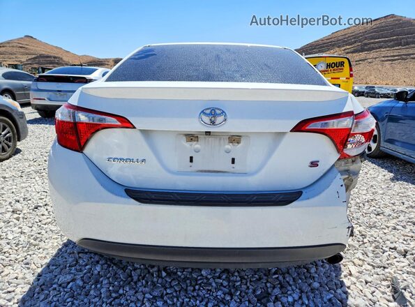 5YFBURHE4GP451143 2016 TOYOTA COROLLA White Widok z tyłu