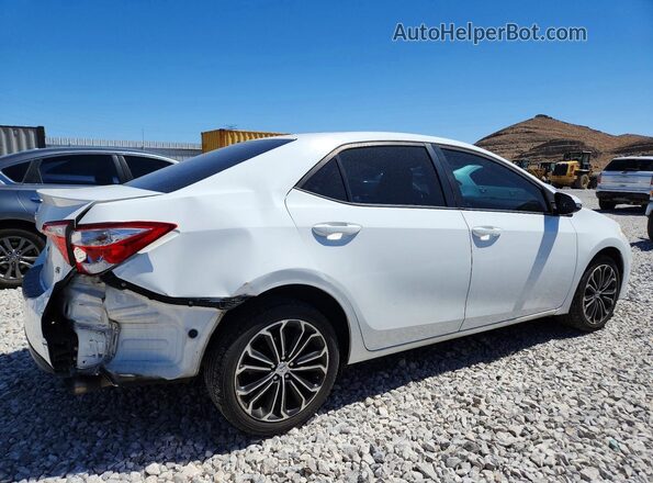 5YFBURHE4GP451143 2016 TOYOTA COROLLA White Tył prawy