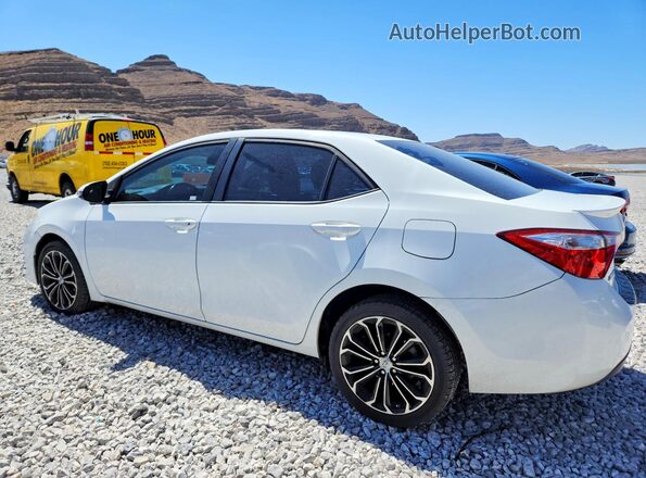 5YFBURHE4GP451143 2016 TOYOTA COROLLA White Tył lewy