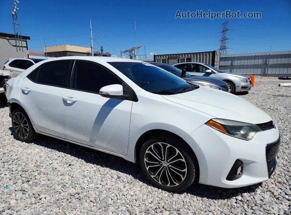5YFBURHE4GP451143 2016 TOYOTA COROLLA White Przód prawy