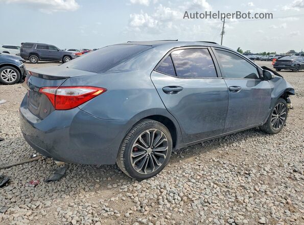 5YFBURHE4GP455645 2016 TOYOTA COROLLA Green Задня права чверть