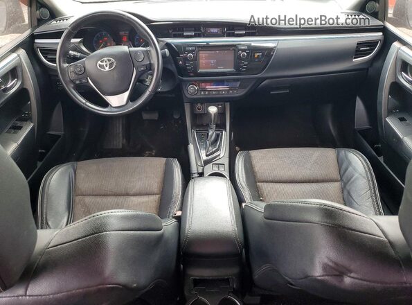 5YFBURHE4GP455645 2016 TOYOTA COROLLA Green Вид панелі приладів