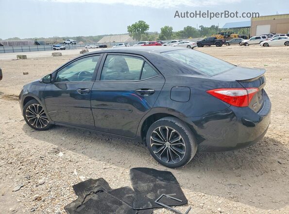 5YFBURHE4GP456908 2016 TOYOTA COROLLA Black Tył lewy