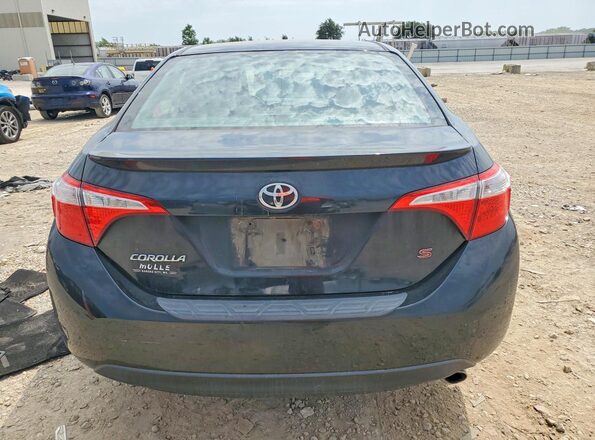 5YFBURHE4GP456908 2016 TOYOTA COROLLA Black Widok z tyłu