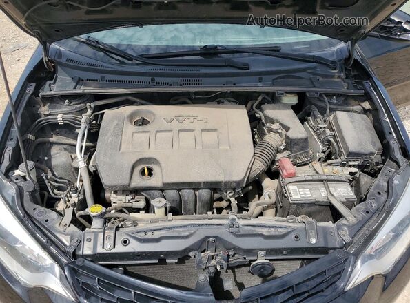 5YFBURHE4GP456908 2016 TOYOTA COROLLA Black Widok wnętrza z tyłu