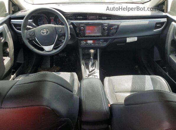 5YFBURHE4GP456908 2016 TOYOTA COROLLA Black Widok deski rozdzielczej