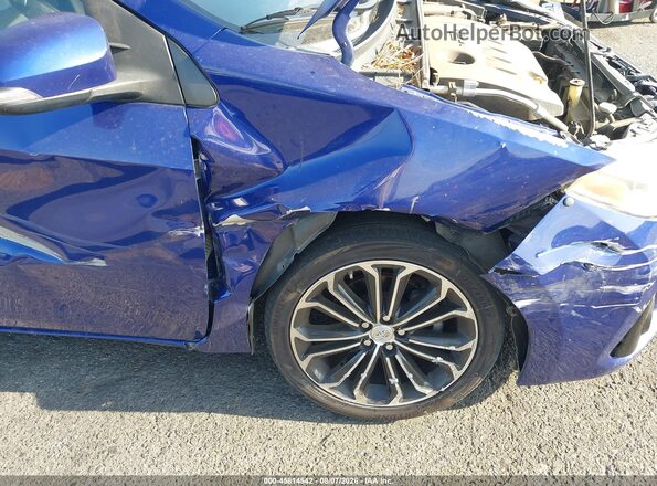 5YFBURHE4GP467245 2016 TOYOTA COROLLA Синий Вид спереди