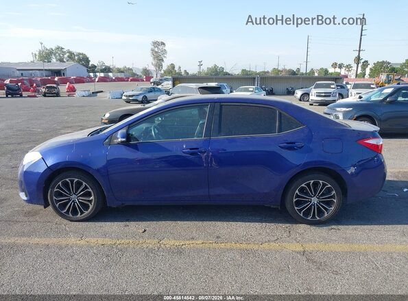 5YFBURHE4GP467245 2016 TOYOTA COROLLA Синий Панорамный вид салона 360°